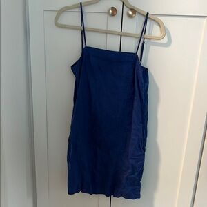 Blue Spaghetti Strap Dress